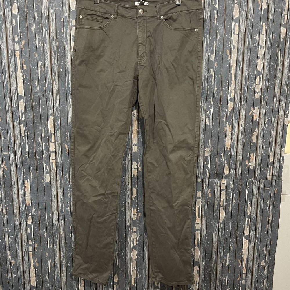 Peter Millar 5 Pocket Chinos Stretch Light Coco Color Mens 36x32